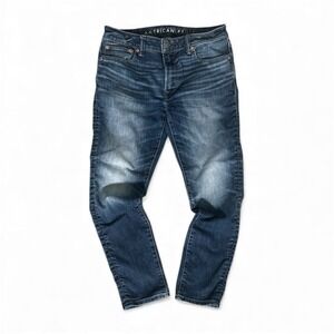 American Eagle Jeans Mens 32x30 AirFlex+ Temp Tech Medium Wash Slim Fit